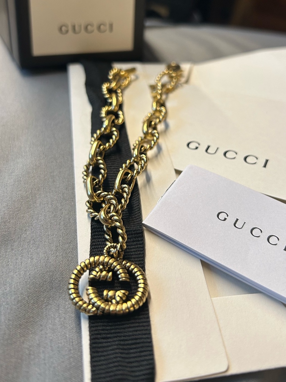 Gucci Interlocking Rope "GG" Bracelet - Picture 8 of 10